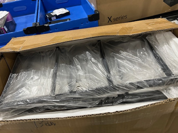 GRAY AND BLACK VERTICAL DRESSER STORAGE TOWER 3 SHELVES - GRAY/ BLACK