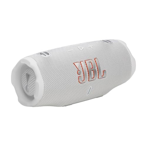 JBL CHARGE 6 PORTABLE WATERPROOF & DROP-PROOF BLUETOOTH SPEAKER - WHITE