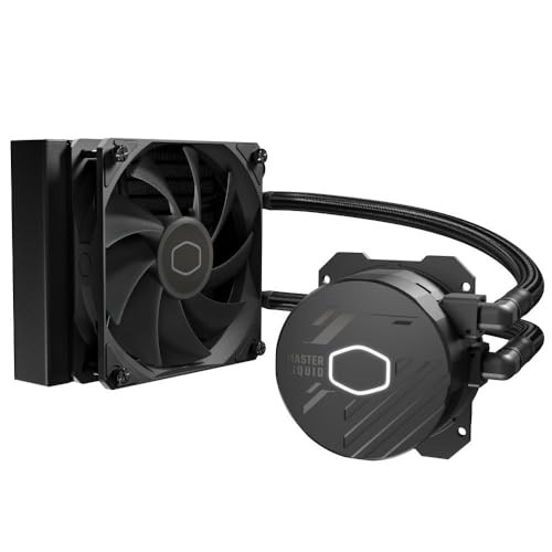 Cooler Master 120mm Master Liquid 120L Core Intel AMD Liquid Cooler - Black