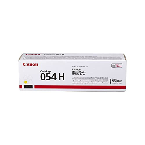 CANON 054 H - HIGH CAPACITY - ORIGINAL - TONER CARTRIDGE - YELLOW New