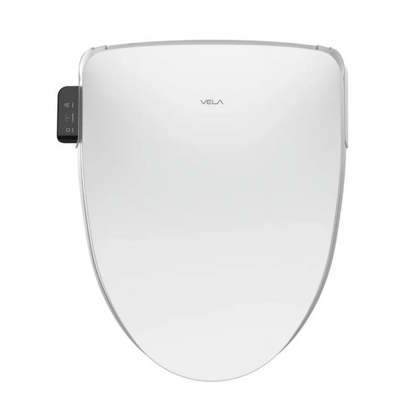 VELA IS-2100 ELONGATED ELECTRIC HEATED BIDET TOILET SEAT (ELONGATED) - WHITE