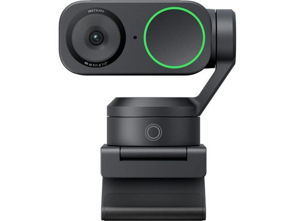 Insta360 Link 2 Pro 4K Ultra HD 2-Axis Gimbal AI-Powered Webcam, Graphite Black