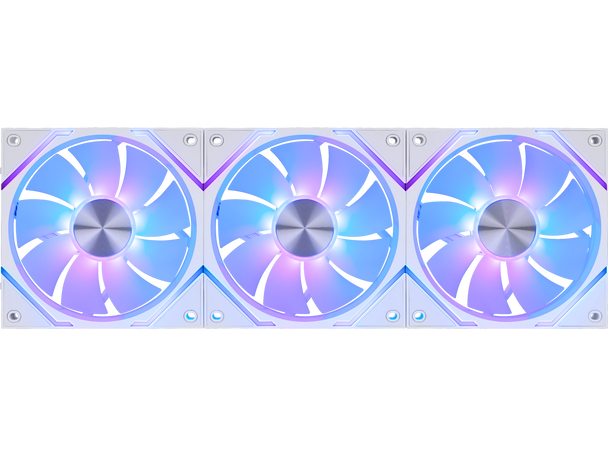 MSI MPG EZ120R ARGB WHITE-3W Fan - 120mm ARGB Fan, Patented Magnetic Connector