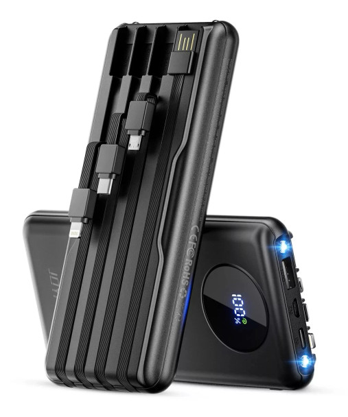 JOYFAR PORTABLE CHARGER POWER BANK TRAVEL ESSENTIALS BATTERY USB C 10000MAH New