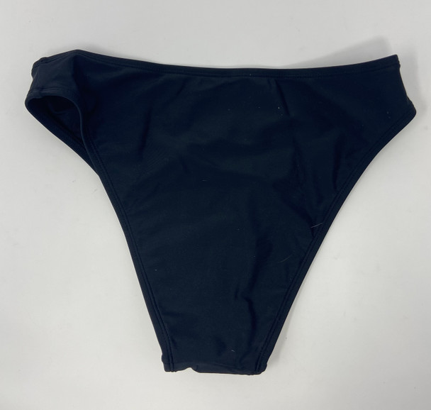 CUPSHE LIVE LIFE ON THE BEACH BOTTOM - SIZE: WOMEN'S X-SMALL - BLACK New