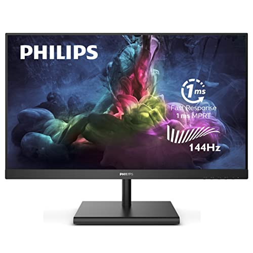 Philips 27" FHD 144Hz 1ms Adaptive-Sync Gaming Monitor BLACK 272E1GSJ New