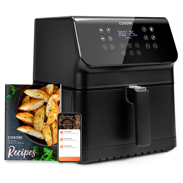 COSORI AIR FRYER PRO II 5.8 QT BLACK - BLACK-PRESET WIFI