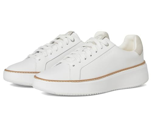 W24775 COLE HAAN WOMEN'S GRANDPRO TOPSPIN SNEAKERS WHITE/DOVE SIZE 10