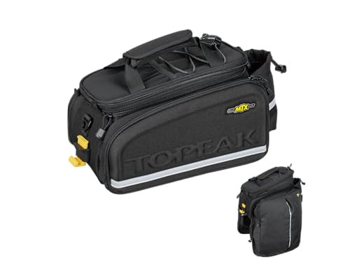TOPEAK MTX REAR BICYCLE BAG SPACIOUS STORAGE AND EASY MOUNTING TT9635B - BLACK