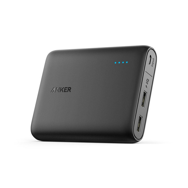 Anker PowerCore 13000mAh, Compact 3-Port Ultra-Portable Phone Charger Power Bank