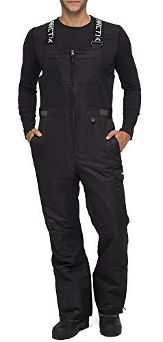 61810 ARCTIX MEN'S AVALANCHE ATHLETIC FIT INSULATED BIB OVERALLS BLACK XL/32 New