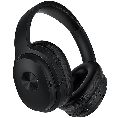 PHONICGRID SE7 HYBRID ACTIVE NOISE CANCELLING OVER EAR HEADPHONES - BLACK New