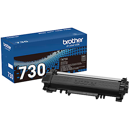 BROTHER® GENUINE TN730 BLACK TONER CARTRIDGE, STANDARD YIELD, SINGLE PACK New