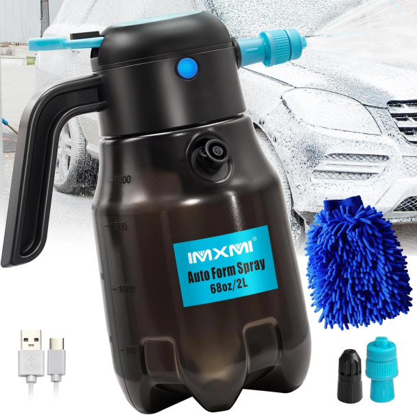 GENERIC ELECTRIC FOAM SPRAYER CAR WASH 68OZ/2L,60PSI - BLACK /BLUE