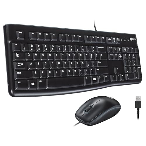 Logitech MK120 WIRED KEYBOARD AND MOUSE COMBO FOR WINDOWS OPTICAL WIRED Mouse