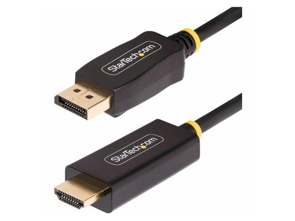 StarTech 6.6ft (2m) DisplayPort to HDMI Adapter Cable 6F-DP-HDMI-4K60-HDR