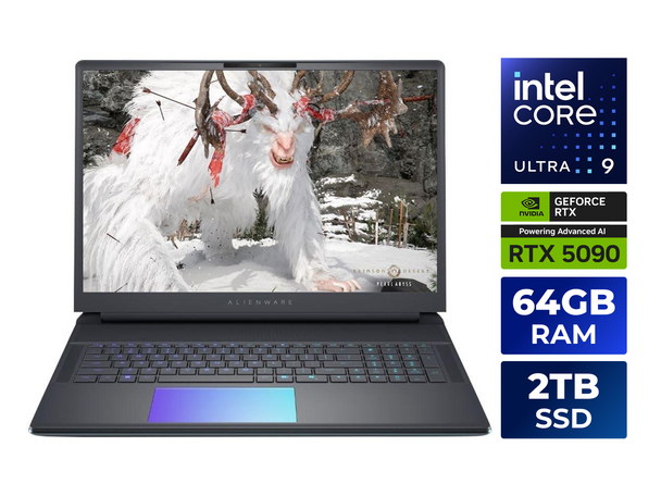 Dell Alienware Gaming Laptop - 18 Inch 2.5K WQXGA (2560x1600) 300Hz IPS Display,