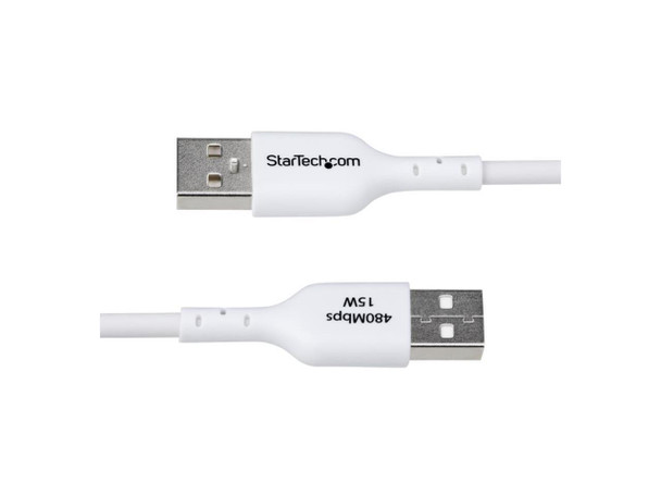 StarTech 6ft (1.8m) USB-A to USB-C Charging Cable, Charge & Sync, 3A, USB 2.0,