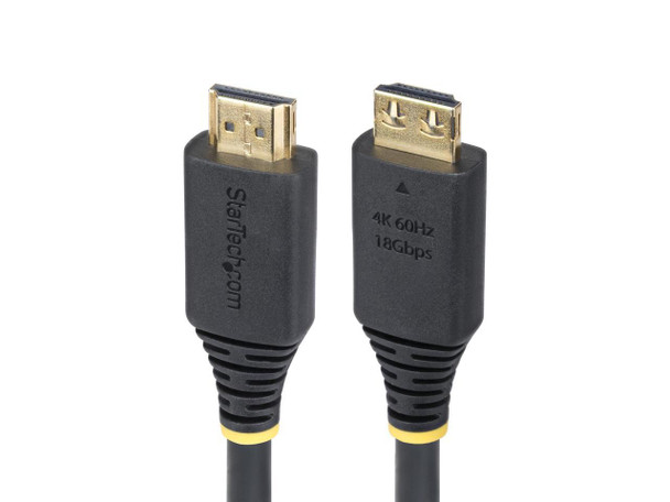 StarTech 15ft (4.6m) High Speed HDMI Cable with Gripping Connectors, 4K