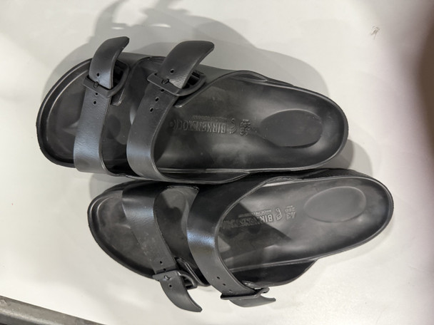 BIRKENSTOCK ARIZONA ESSENTIALS EVA SANDALS - SIZE: MEN 10 - BLACK