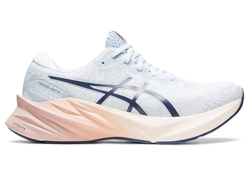 ASICS WOMEN'S NOVABLAST 3 NAGINO SIZE 11 - SKY/CREAM - SKY/CREAM