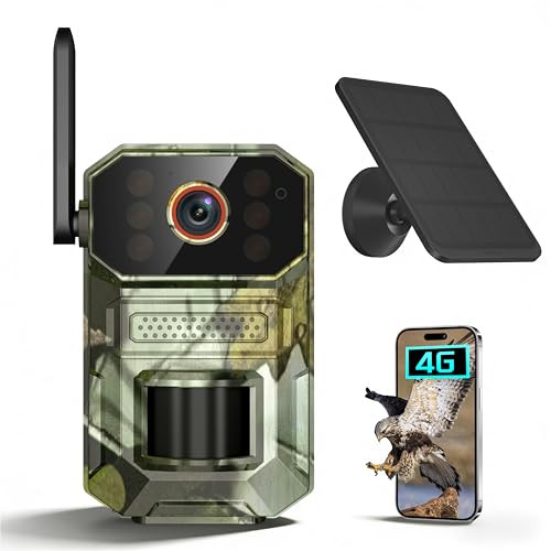 SILOPOSH 4G LTE CELLULAR TRAIL CAMERA,1080P FULL HD VIDEO,VERIZON/AT&T/T-MOBILE