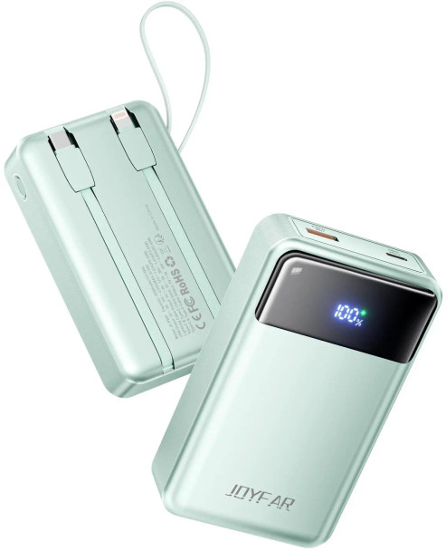JOYFAR PORTABLE CHARGER POWER BANK, 30000MAH 65W - GREEN