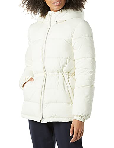 AMAZON ESSENTIALS WOMEN'S HEAVYWEIGHT QUILTED HOODED PUFFER WINTER JACKET -L
