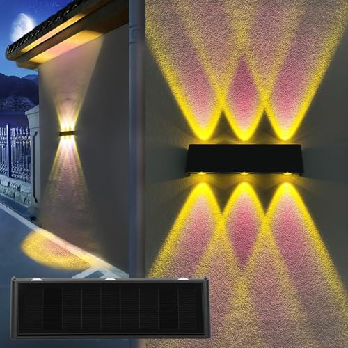MRZXY SOLAR LIGHTS OUTDOOR WATERPROOF DUSK TO DAWN SCONCE - SUNSET