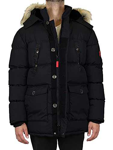 SPIRE BY GALAXY MEN'S ASCENDER HEAVYWEIGHT PARKA JACKET SIZE M - BLACK New