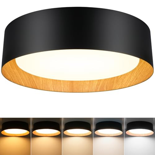 BrightHome Flush Mount Ceiling Light, 13in 2600LM, 25W, Ceiling Light Fixture