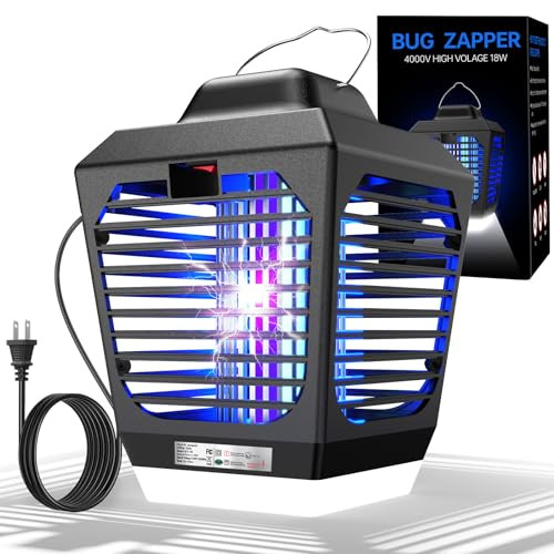 Bug Zapper, Mosquito Zapper with LED Light, Bug Zapper Outdoor, Electric Fly