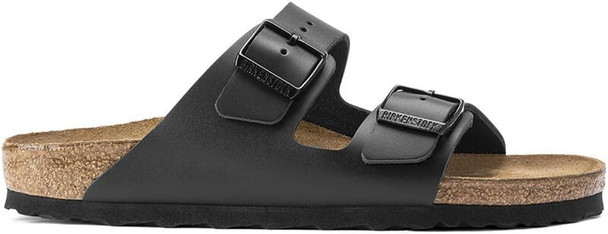 BIRKENSTOCK WOMEN'S ARIZONA SOFT FOOTBED SANDALS - SIZE: WOMEN 10-10.5 - BLACK
