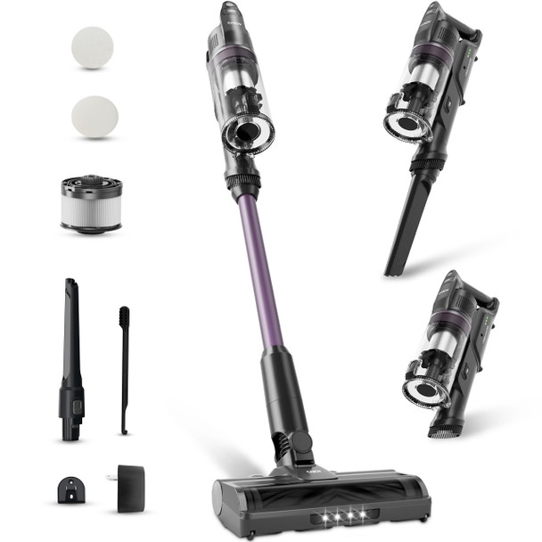 CANDY CORDLESS VACUUM CLEANER 45MINS VACUUM CLEANERS FOR HOME - PURPLE