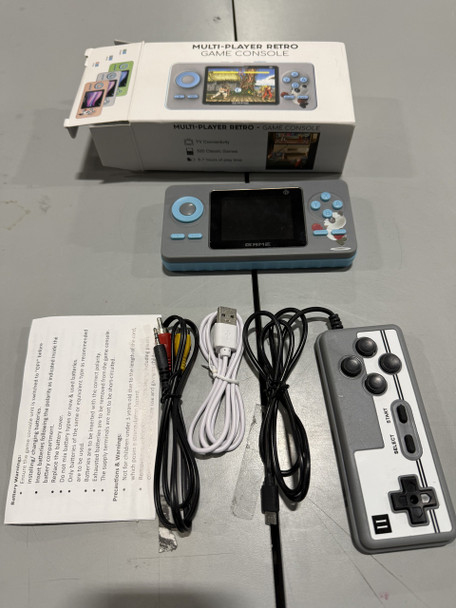 3P EXPERTS MULTI-PLAYER RETRO GAME CONSOLE - GRAY/BLUE