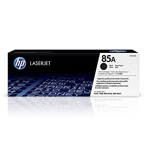HP 85A BLACK STANDARD YIELD TONER CARTRIDGE CE285A - BLACK New