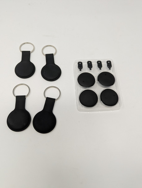 GENERIC PORTABLE LOCATOR DEVICE, SMART FINDER, AIRTAG (4 PACK) - BLACK New