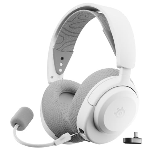 STEELSERIES ARCTIS NOVA 3P WIRELESS MULTI-PLATFORM GAMING HEADSET 61687 - WHITE