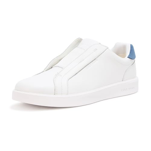 W34158 COLE HAAN WOMEN GRAND CROSSCOURT LUX SLIP-ON SIZE WOMEN 8 WHITE