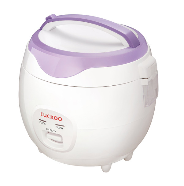 0671V CUCKOO BASIC RICE COOKER CR-0671V, (White/Purple)