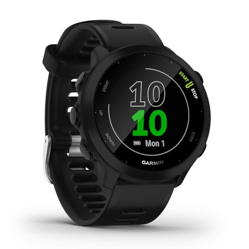 GARMIN FORERUNNER 55 GPS RUNNING SMARTWATCH - BLACK New