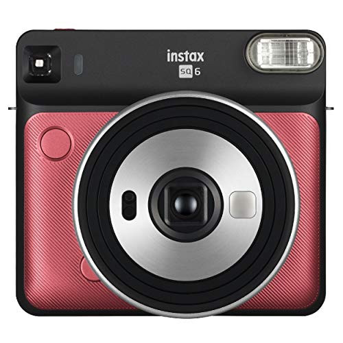 FUJIFILM INSTAX SQUARE SQ6 - INSTANT FILM CAMERA RUBY RED