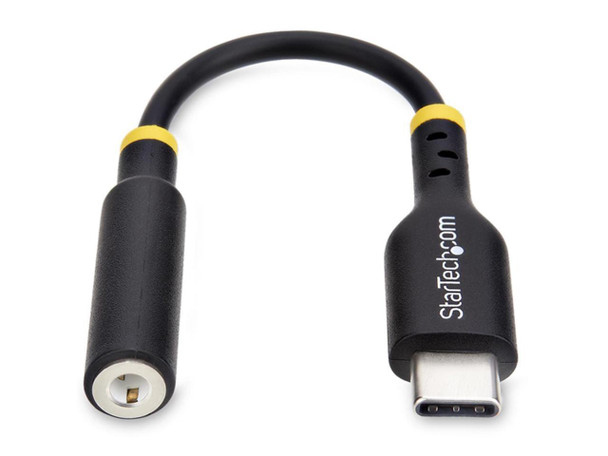 StarTech 5in (12.7cm) USB-C to 3.5mm TRRS Headphone/Headset Jack Audio Adapter,
