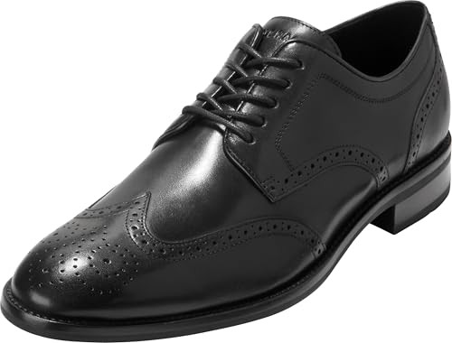 C42275 COLE HAAN MEN'S LENOX HILL OXFORD SIZE 11 BLACK/BLACK