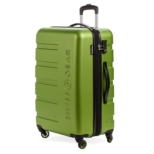 SWISSGEAR 7366 SIGNATURE HARDSIDE EXPANDABLE LUGGAGE WHEELS SA7366 - GREEN