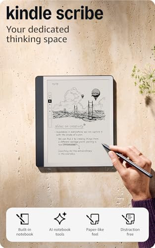 AMAZON KINDLE SCRIBE 16GB YOUR NOTES DOCUMENTS BOOKS - TUNGSTEN