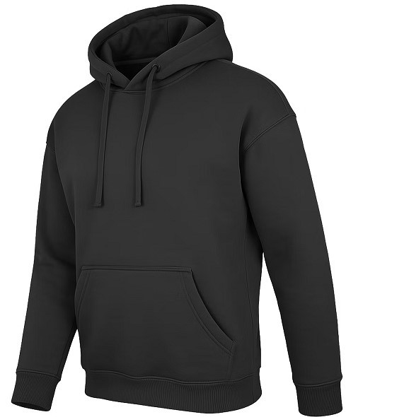 BLUE ICE SUPER HEAVYWEIGHT FLEECE-LINED PULLOVER HOODIE - SIZE: MEN 2XL - BLACK New