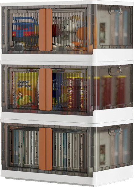 WONDERSOME, COLLAPSIBLE STORAGE BOXES - 3 PACK EXTRA LARGE 72 LITRE