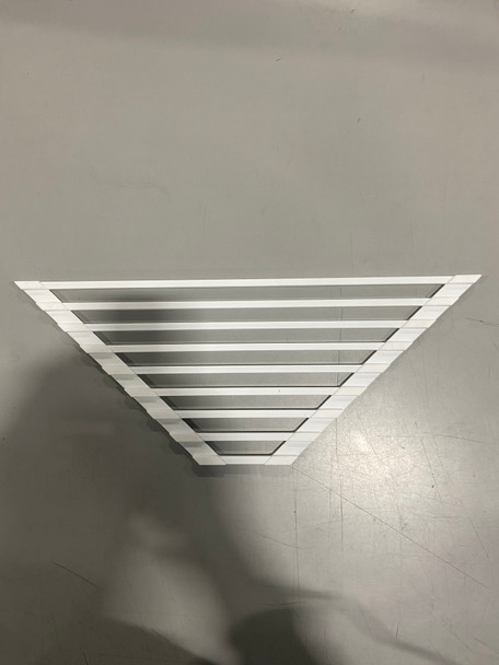 PURADRY BEAUTY TOOL DRYING RACK SILICONE WRAPPED OVER THE SINK, 17X6.5 - WHITE New