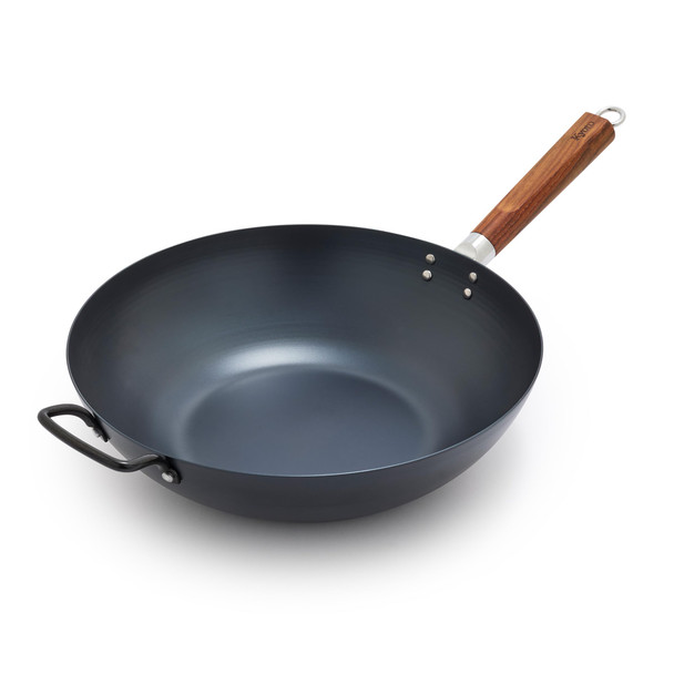 GREENPAN CARBON STEEL WOK 14” KYOTO BLACK CC009392-001 New